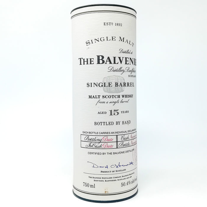 Balvenie 1980 15 Year Old Single Barrel #12555 Single Malt Scotch Whisky, 75cl, 50.4% ABV