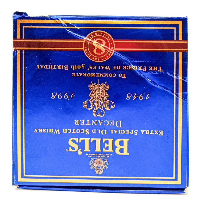 Bell's 'The Prince of Wales 50th Birthday' Decanter 8 Year Old Extra Special Blended Scotch Whisky, 70cl, 40% ABV
