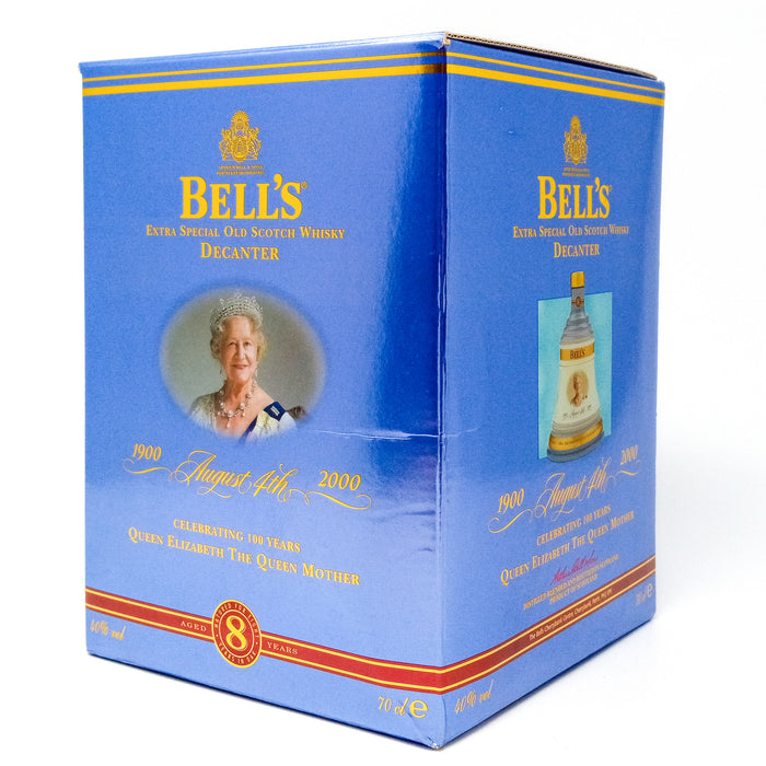 Bell's Queen Mother 100th Anniversary Decanter 8 Year Old Extra Special Scotch Whisky, 70cl, 40% ABV