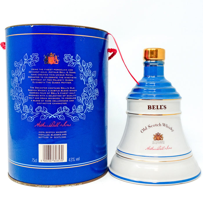 Bell's Queen Mother 90th Birthday Decanter Blended Scotch Whisky, 75cl, 43% ABV