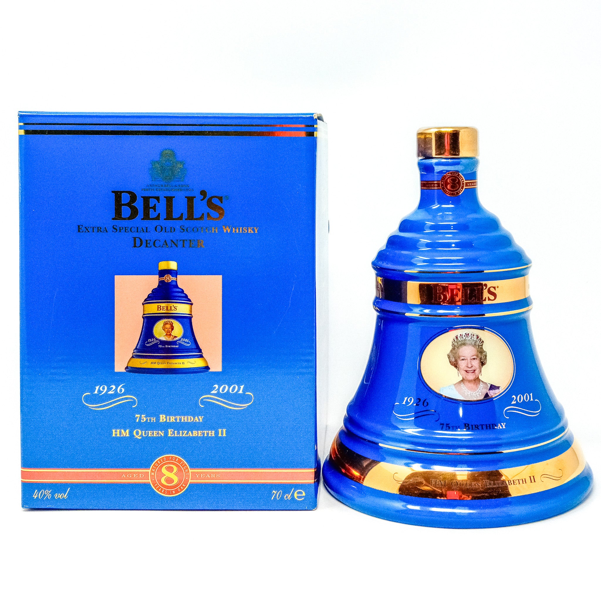 Bell's Queen 75th Anniversary Decanter 8 Year Old Extra Special Blende
