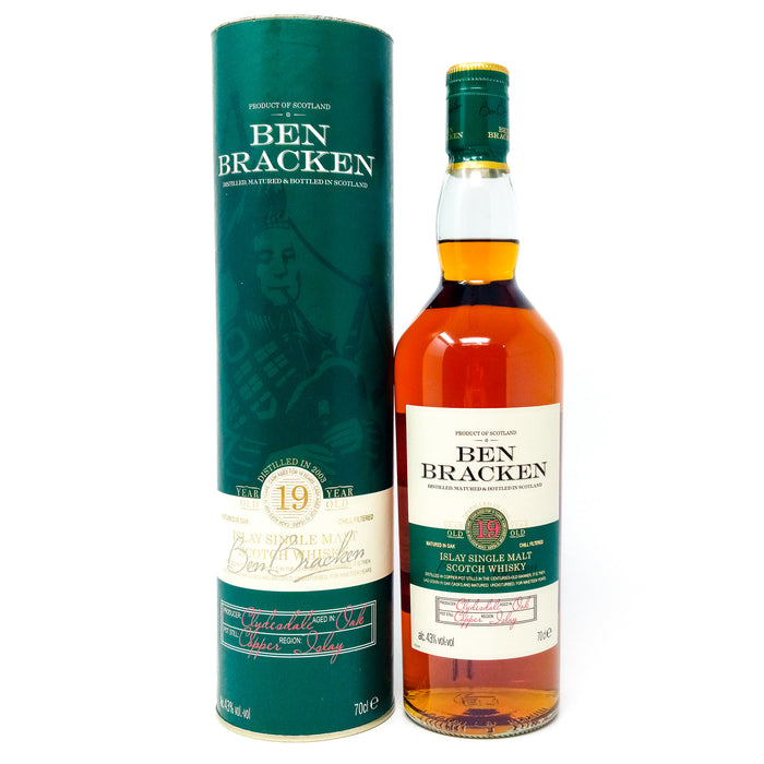 Ben Bracken 2003 19 Year Old Islay Single Malt Scotch Whisky, 70cl, 40% ABV