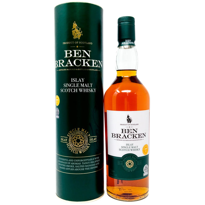 Ben Bracken Islay Single Malt Scotch Whisky, 70cl, 40% ABV