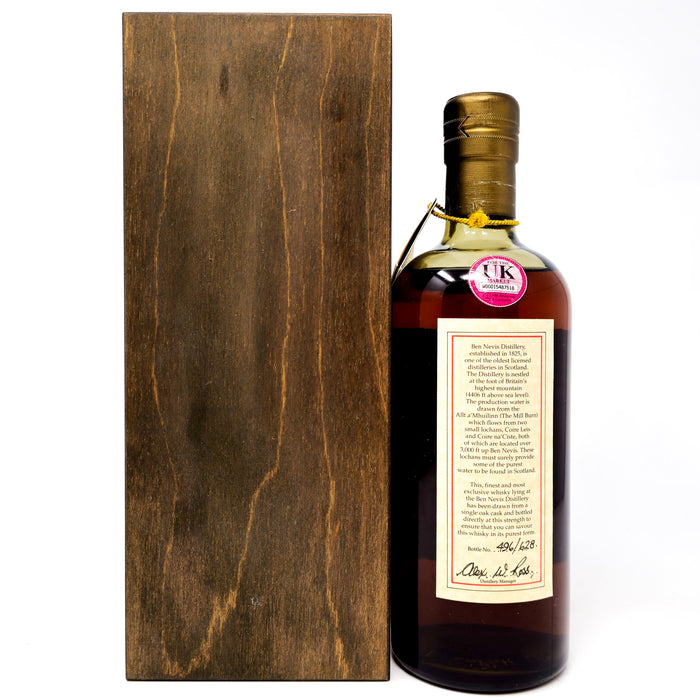 Ben Nevis 1984 25 Year Old Single Cask #98/35/1 Single Malt Scotch Whisky, 70cl, 56.0% ABV