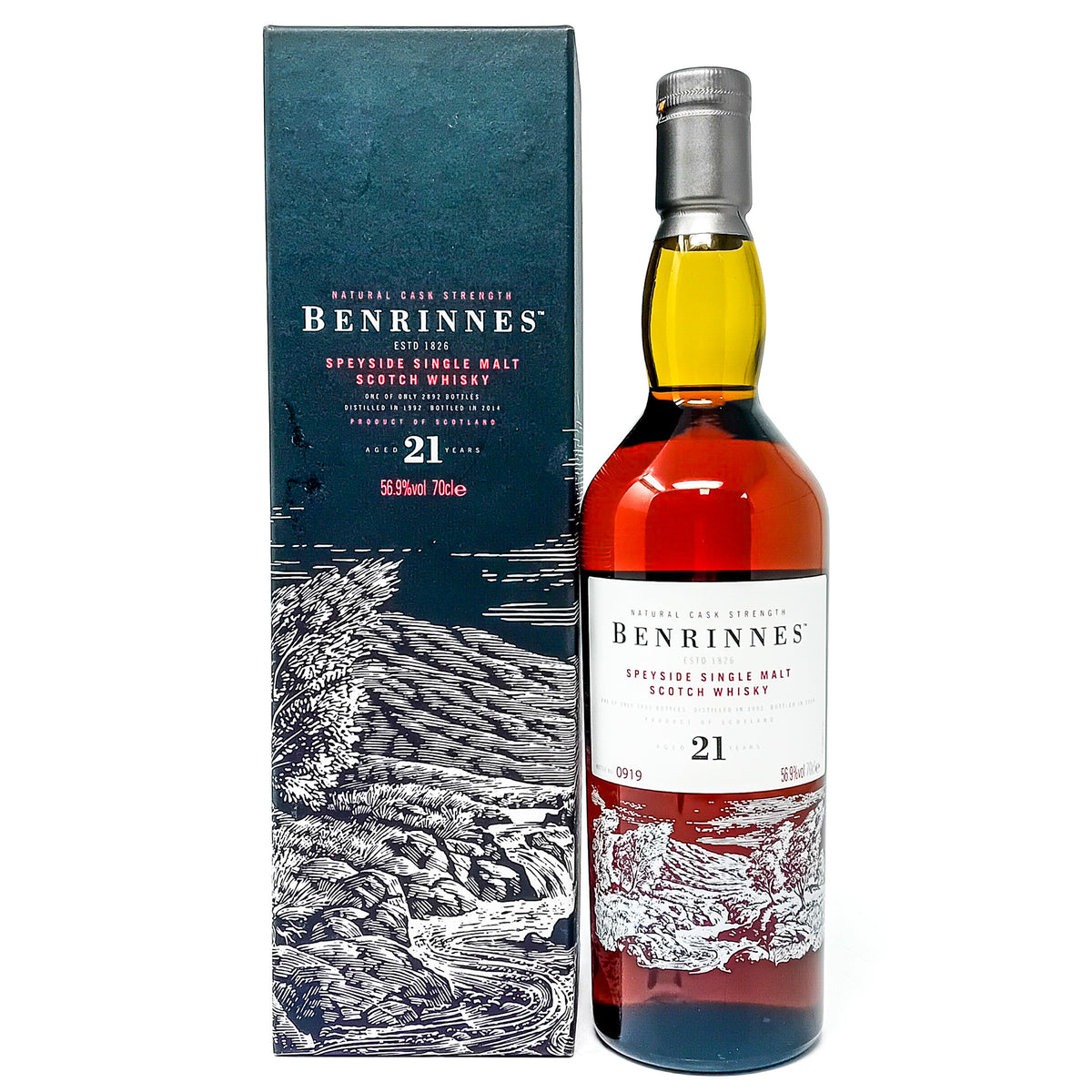 Benrinnes 21 Year Old Cask Strength Whisky - Limited Edition