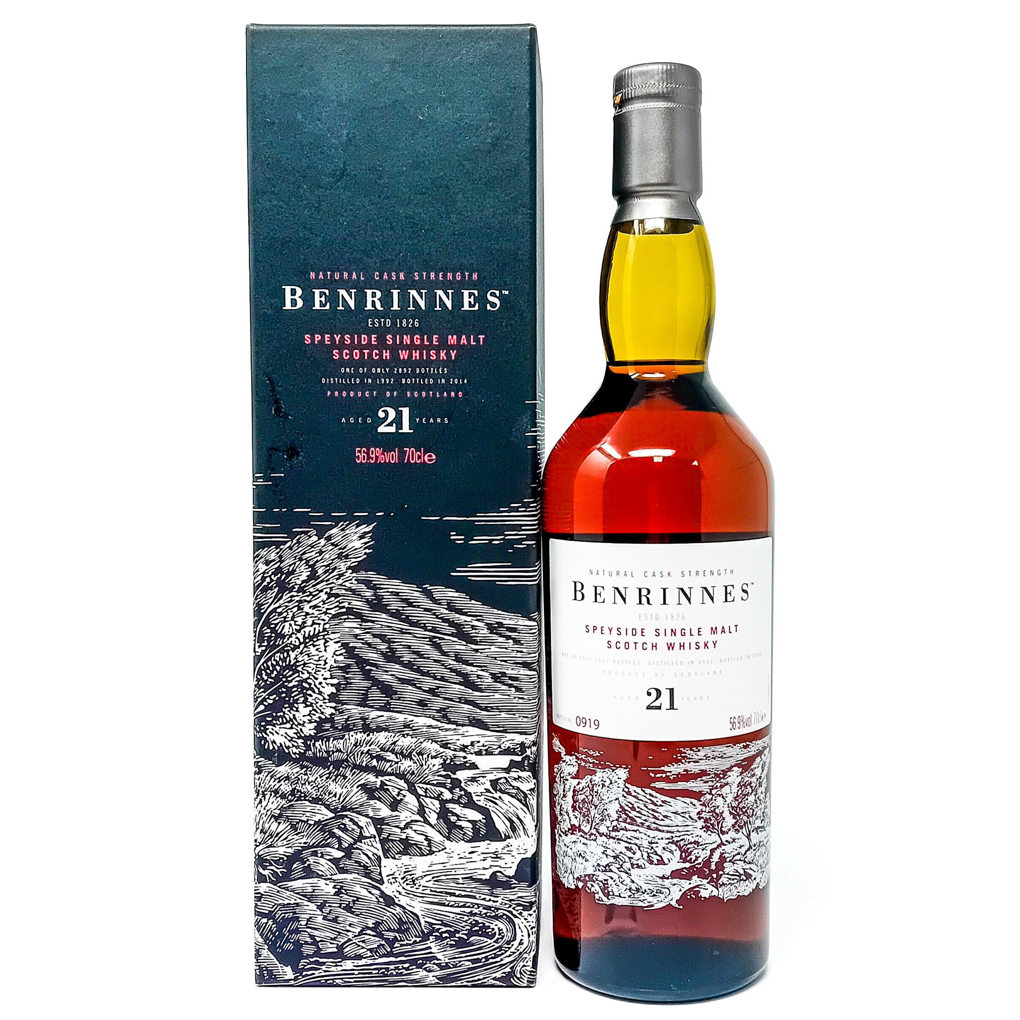 Benrinnes 21 Year Old Cask Strength Whisky - Limited Edition