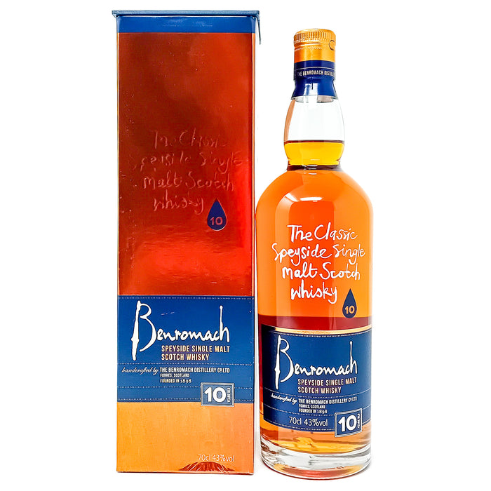 Benromach 10 Year Old Single Malt Scotch Whisky, 70cl, 43% ABV