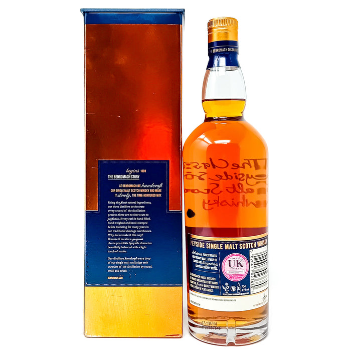 Benromach 10 Year Old Single Malt Scotch Whisky, 70cl, 43% ABV