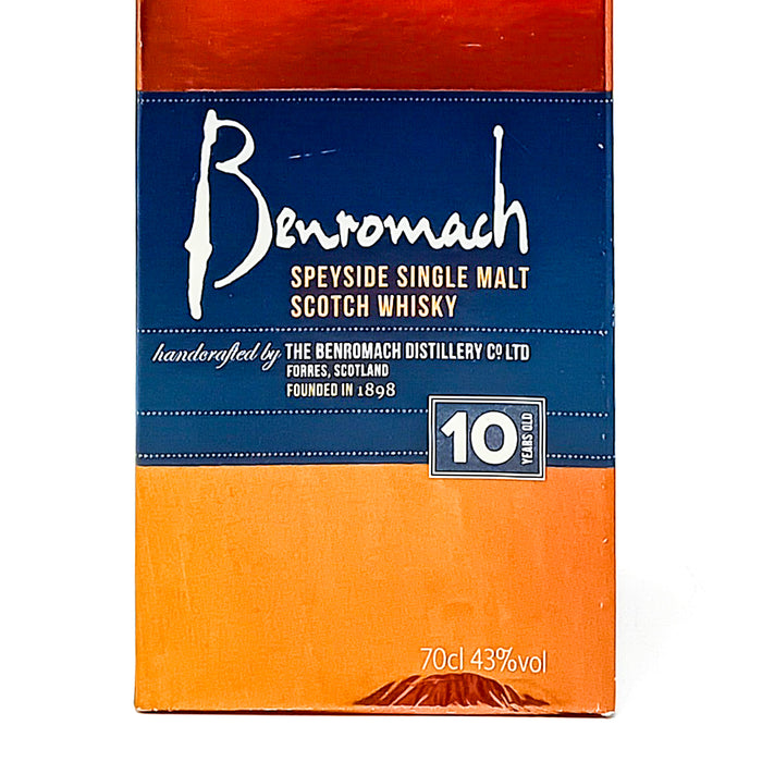 Benromach 10 Year Old Single Malt Scotch Whisky, 70cl, 43% ABV