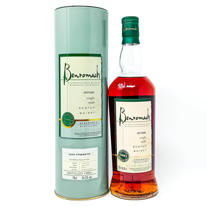 Benromach 1981 Single Malt Scotch Whisky, 70cl, 54.2% ABV