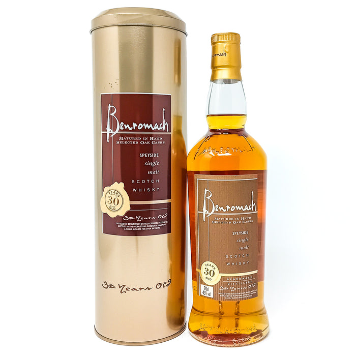 Benromach 30 Year Old Single Malt Scotch Whisky, 70cl, 43% ABV