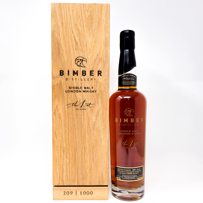 Bimber The 1st Release Single Malt London Whisky, 70cl, 54.2% ABV.