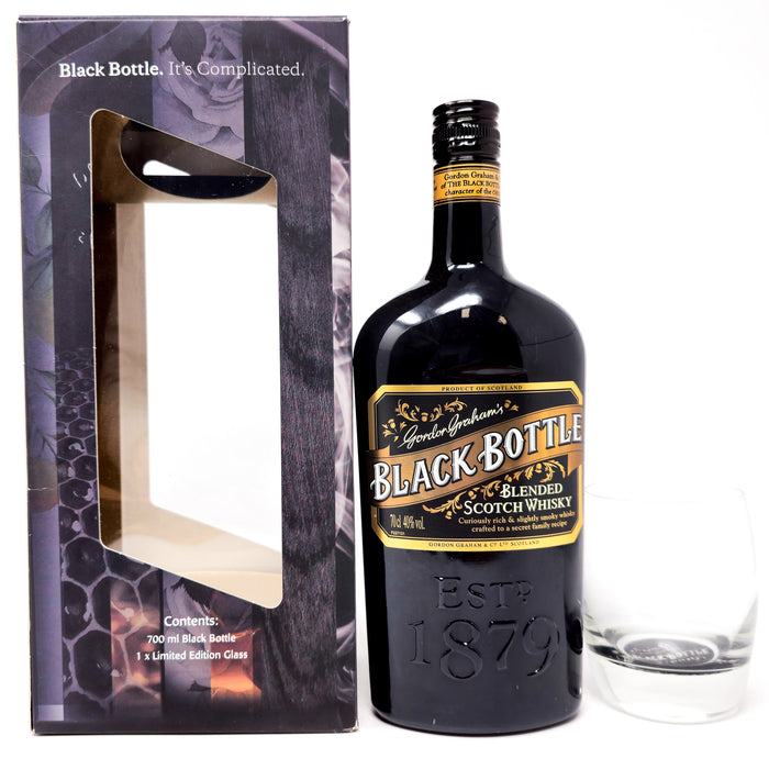 Black Bottle Gift Pack Blended Scotch Whisky, 70cl, 40% ABV