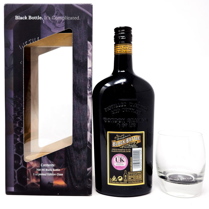 Black Bottle Gift Pack Blended Scotch Whisky, 70cl, 40% ABV