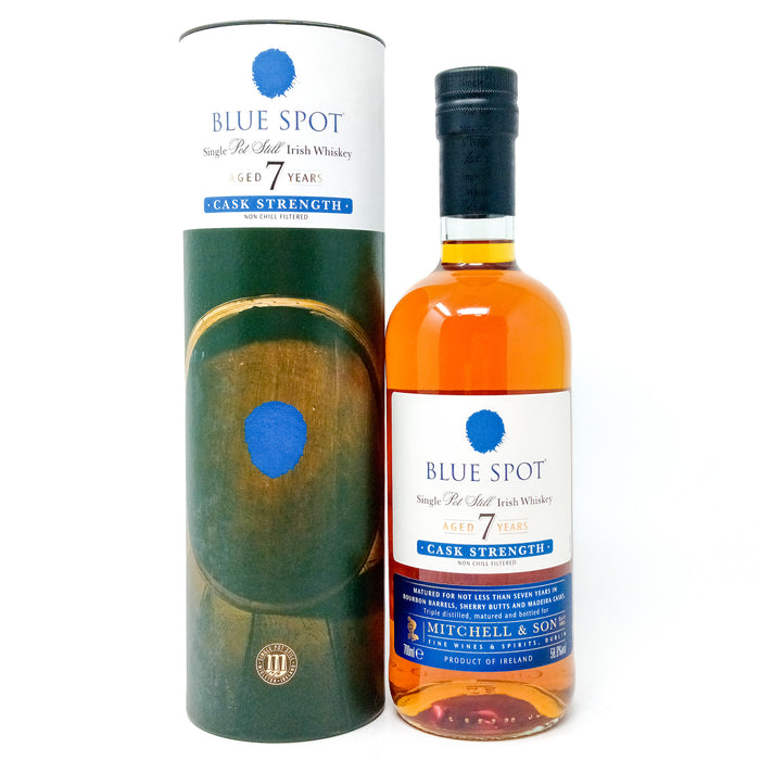 Blue Spot 7 Year Old Cask Strength Irish Whiskey, 70cl, 58.9% ABV