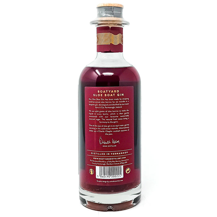 Boatyard Sloe Boat Gin, 70cl, 29.8% ABV