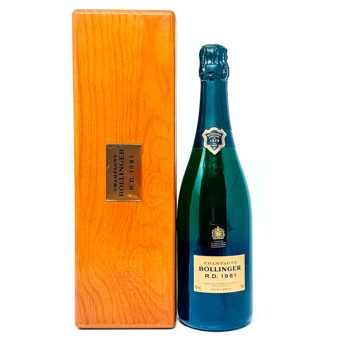 Bollinger R. D. 1981 Champagne, 75cl, 12% ABV