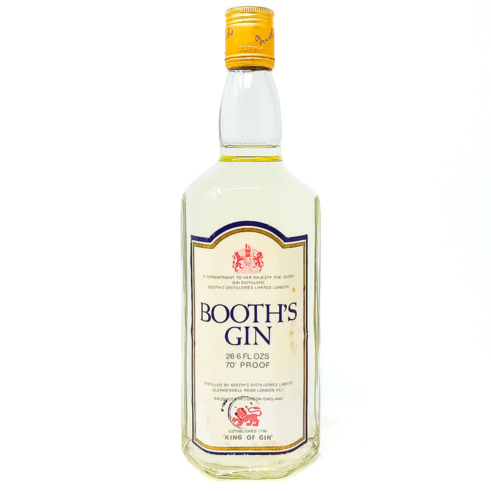 Booth's Gin, 26 2/3 fl. ozs., 70° Proof