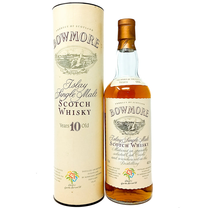 Bowmore 10 Year Old Glasgow Garden Festival 1988 Single Malt Scotch Whisky, 75cl, 40% ABV