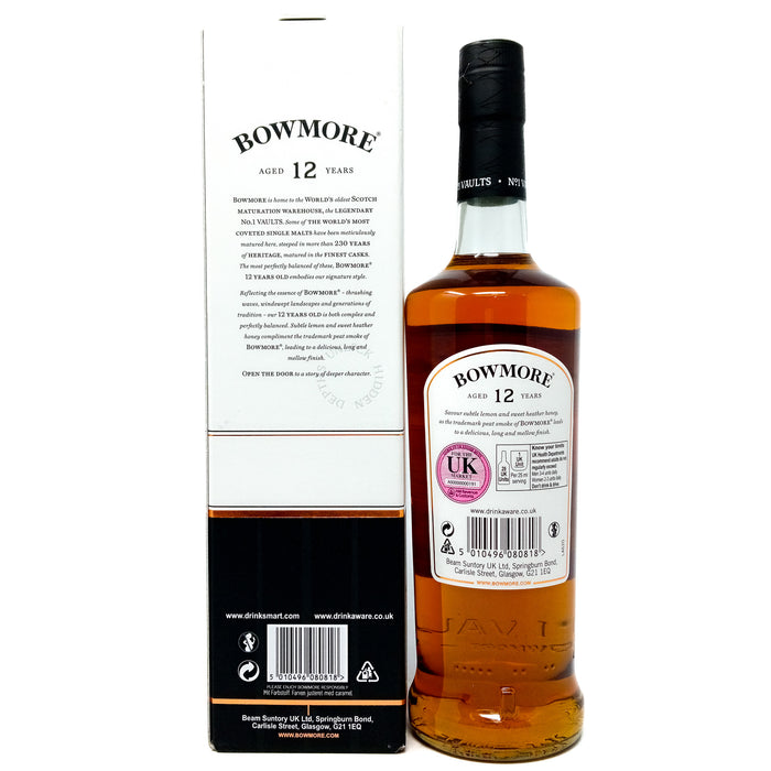 Bowmore 12 Year Old Single Malt Scotch Whisky, 70cl, 40% ABV
