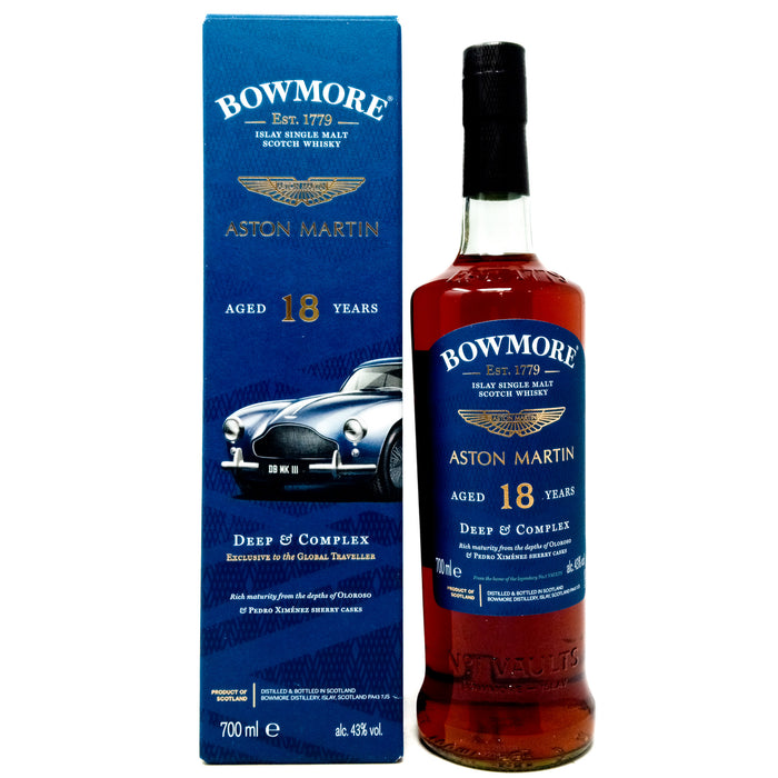 Bowmore 18 Year Old Deep and Complex Aston Martin Edition 3 Single Malt Scotch Whisky 70cl, 43% ABV