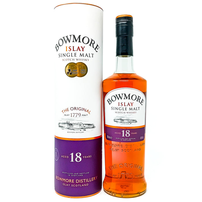 Bowmore 18 Year Old Single Malt Scotch Whisky, 70cl, 43% ABV