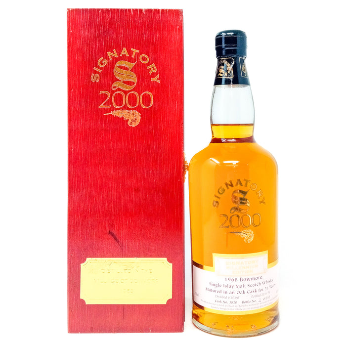 Bowmore 1968 31 Year Old Signatory Vintage Millennium Edition Single Malt Scotch Whisky, 70cl, 44% ABV
