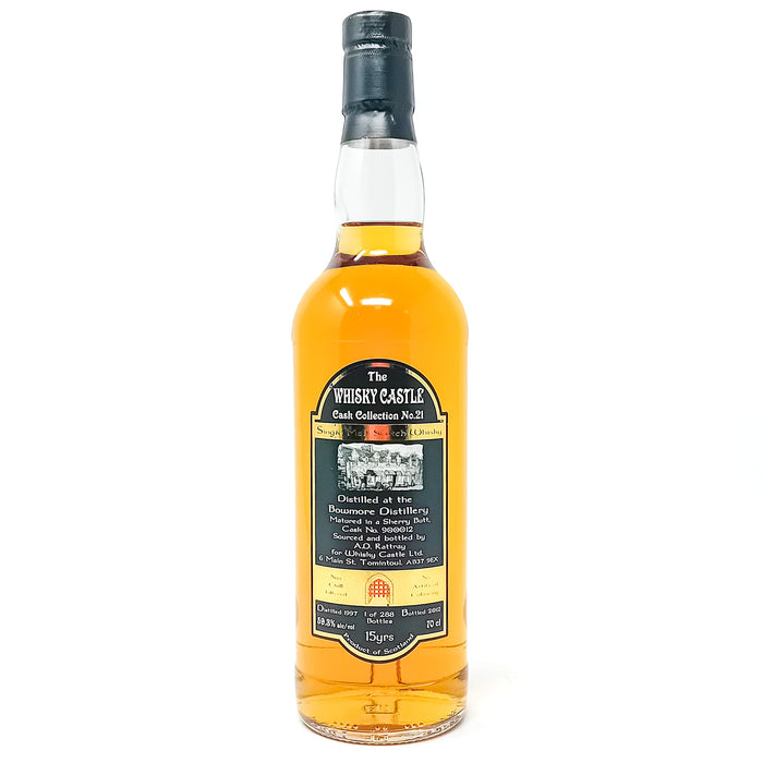 Bowmore 1997 15 Year Old Whisky Castle Single Malt Scotch Whisky, 70cl, 59.3% ABV