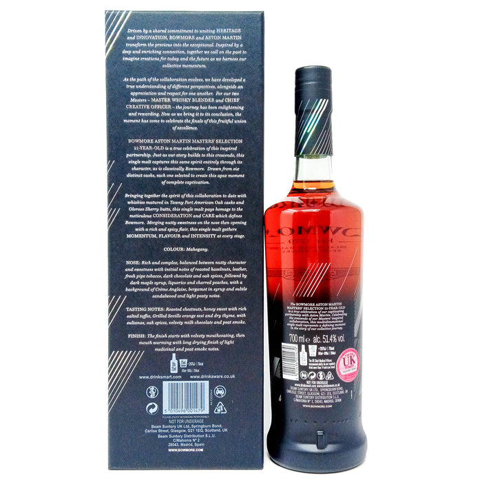 Bowmore 21 Year Old Aston Martin Edition #4 Single Malt Scotch Whisky, 70cl, 51.4% ABV