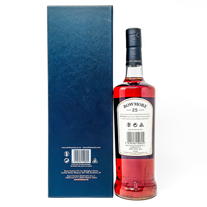 Bowmore 25 Year Old Single Malt Scotch Whisky, 70cl, 43% ABV