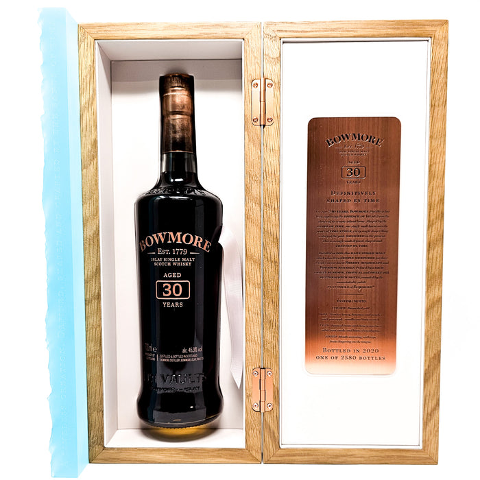 Bowmore 30 Year Old 2020 Release Single Malt Scotch Whisky, 70cl, 45.3% ABV