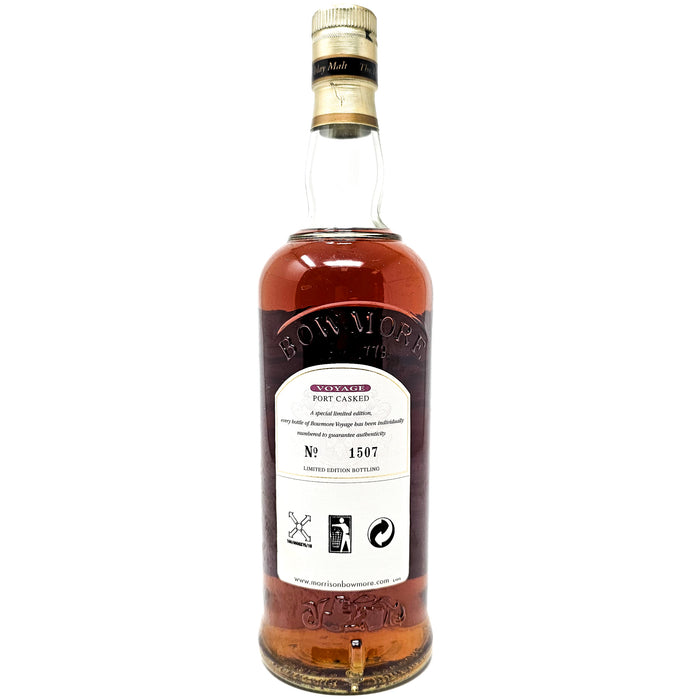 Bowmore Voyage Port Casked Single Malt Scotch Whisky, 70cl, 56% ABV.