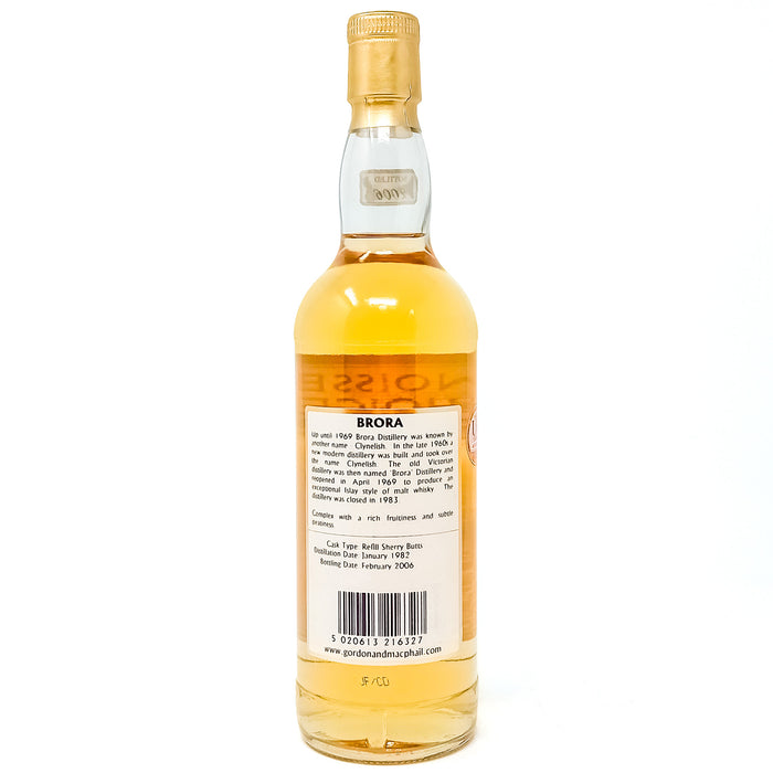Brora 1982 Gordon & MacPhail Connoisseurs Choice Single Malt Scotch Whisky, 70cl, 43% ABV
