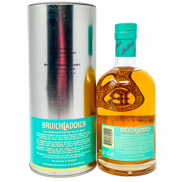 Bruichladdich 10 Year Old Single Malt Scotch Whisky, 70cl, 46% AB