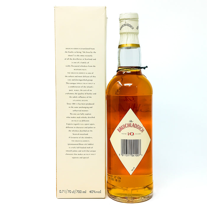 Bruichladdich 10 Year Old Single Malt Scotch Whisky, 70cl, 40% ABV