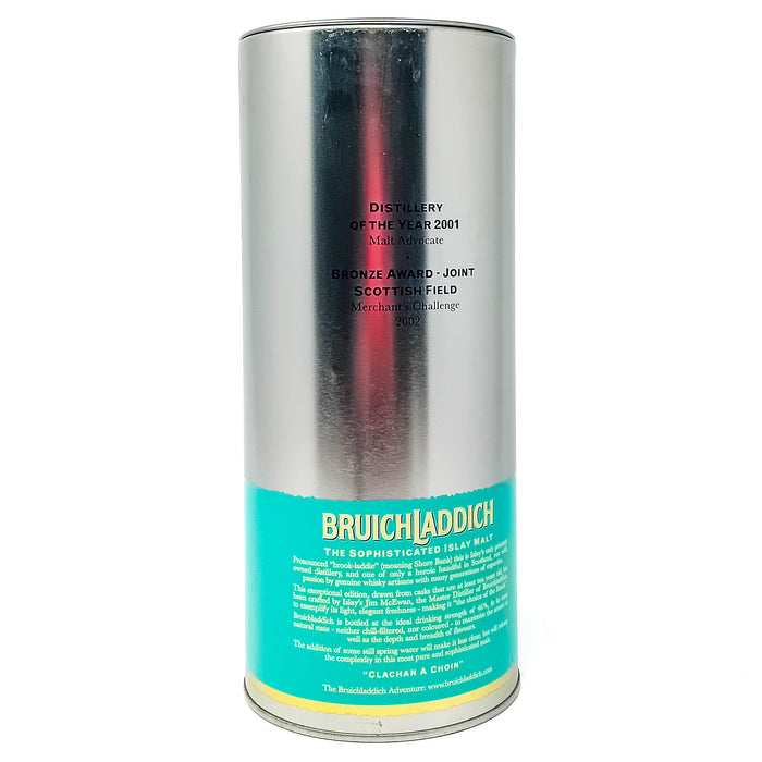 Bruichladdich 10 Year Old Single Malt Scotch Whisky, 70cl, 46% AB