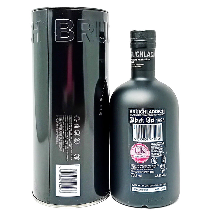 Bruichladdich 1992 Black Art 29 Year Old Edition 09.1 Single Malt Scotch Whisky, 70cl, 44.1% ABV