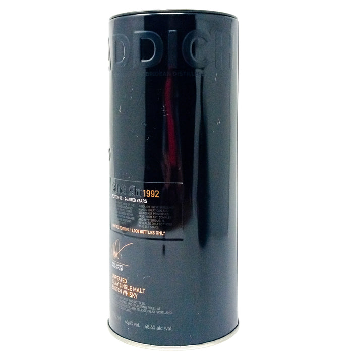 Bruichladdich 1992 Black Art 24 Year Old Edition 05.1 Single Malt Scotch Whisky, 70cl, 46.9% ABV