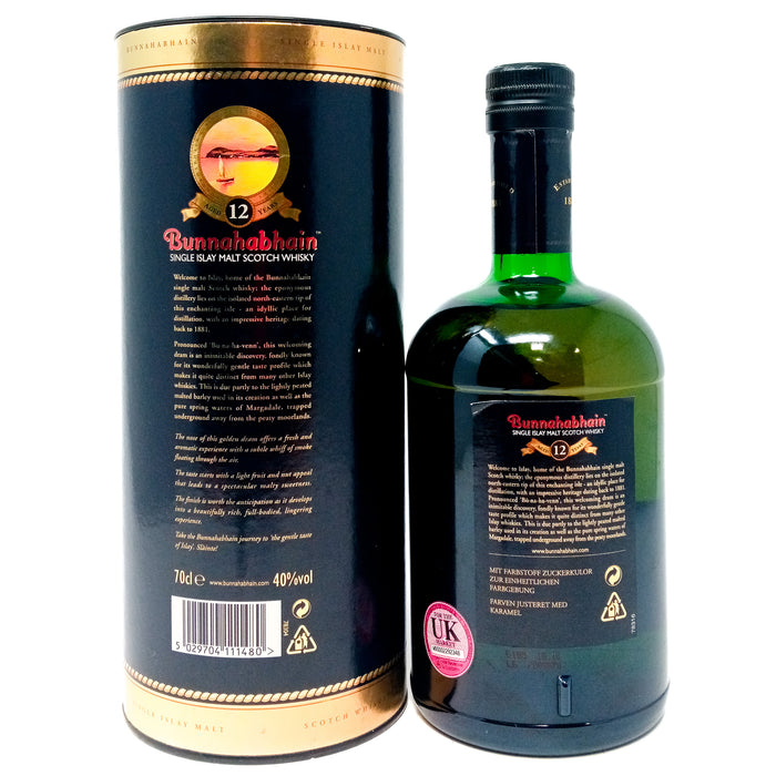 Bunnahabhain 12 Year Old Single Malt Scotch Whisky, 70cl, 40% ABV
