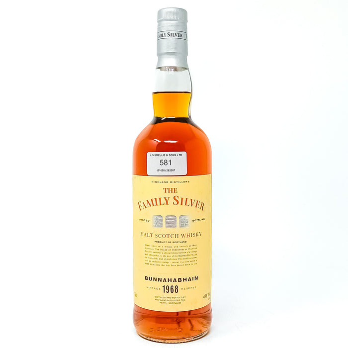 Bunnahabhain 1968 The Family Silver Single Malt Scotch Whisky, 70cl, 40% ABV