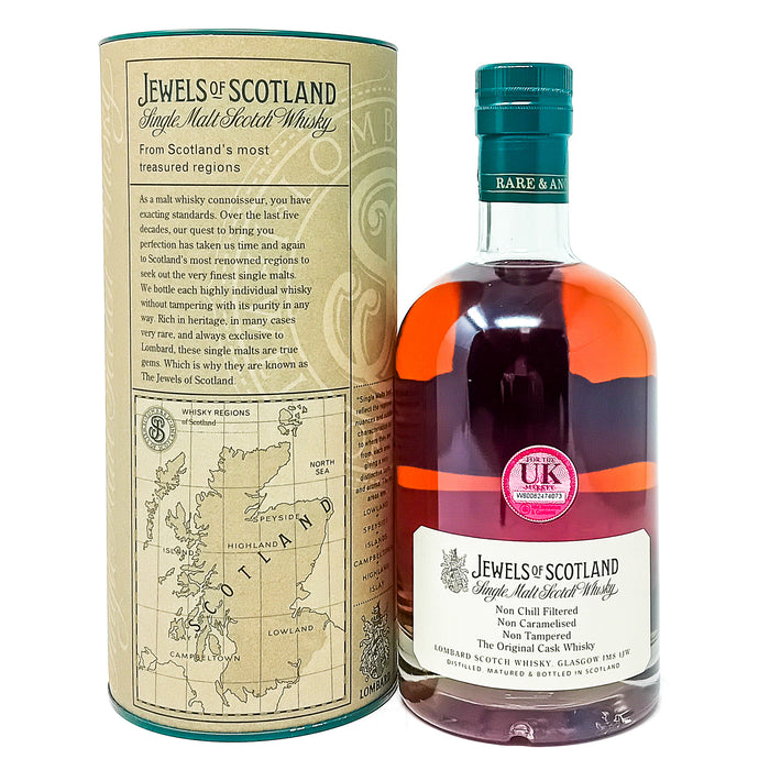 Bunnahabhain 1979 Lombard Jewels of Scotland Single Malt Scotch Whisky, 70cl, 50% ABV