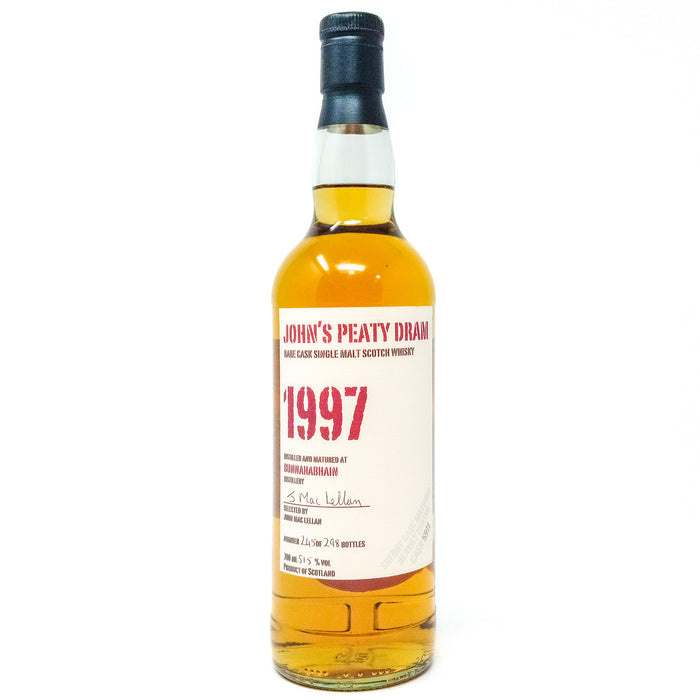 Bunnahabhain 1997 John's Peaty Dram Single Malt Scotch Whisky, 70cl, 51.5% ABV