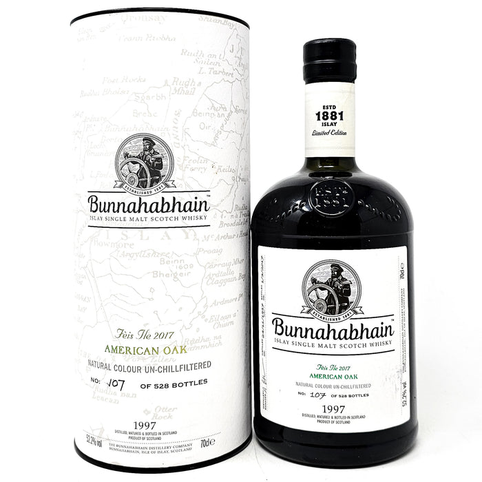 Bunnahabhain 1997 American Oak Feis Ile 2017 Single Malt Scotch Whisky, 70cl, 52.2% ABV
