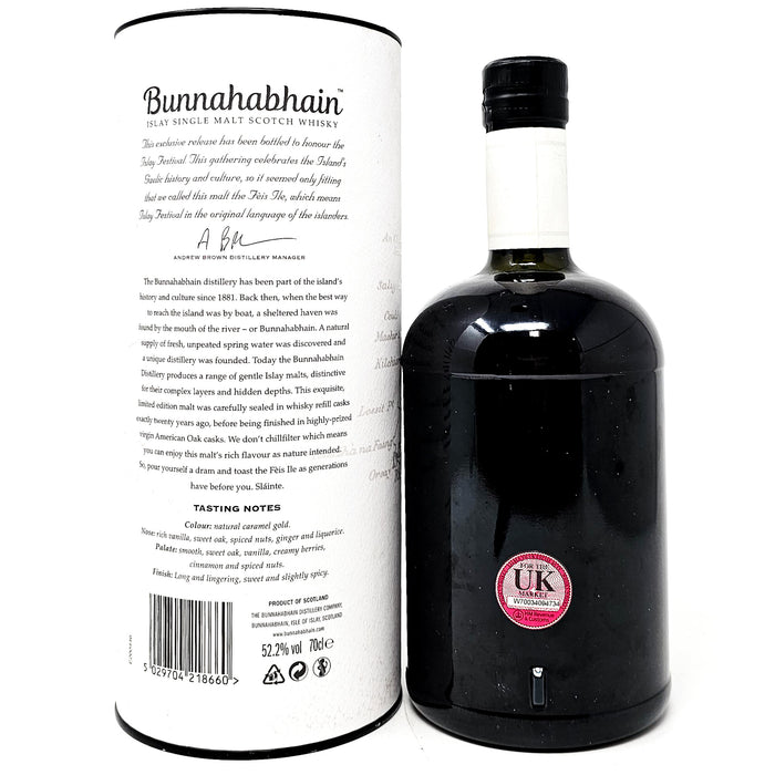 Bunnahabhain 1997 American Oak Feis Ile 2017 Single Malt Scotch Whisky, 70cl, 52.2% ABV