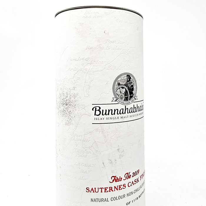 Bunnahabhain Feis Ile 2019 Sauternes Cask Finish Single Malt Scotch Whisky, 70cl, 54.2% ABV
