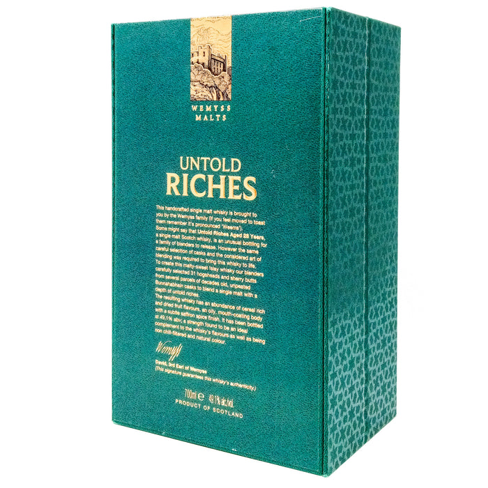Bunnahabhain 28 Year Old Untold Riches Wemyss Malts Single Malt Scotch Whisky, 70cl, 49.1% ABV
