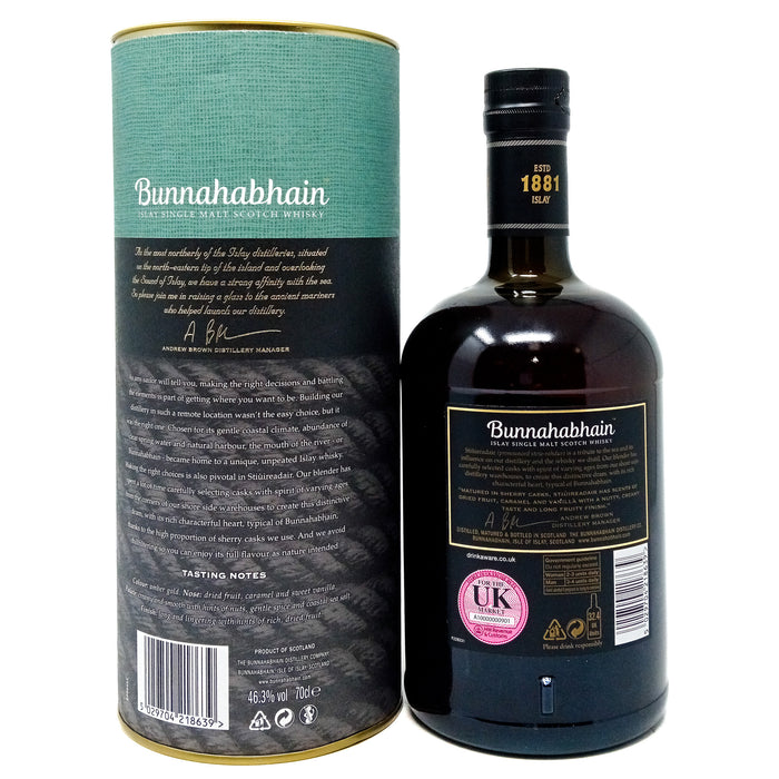 Bunnahabhain Stiuireadair Single Malt Scotch Whisky, 70cl, 46.3% ABV