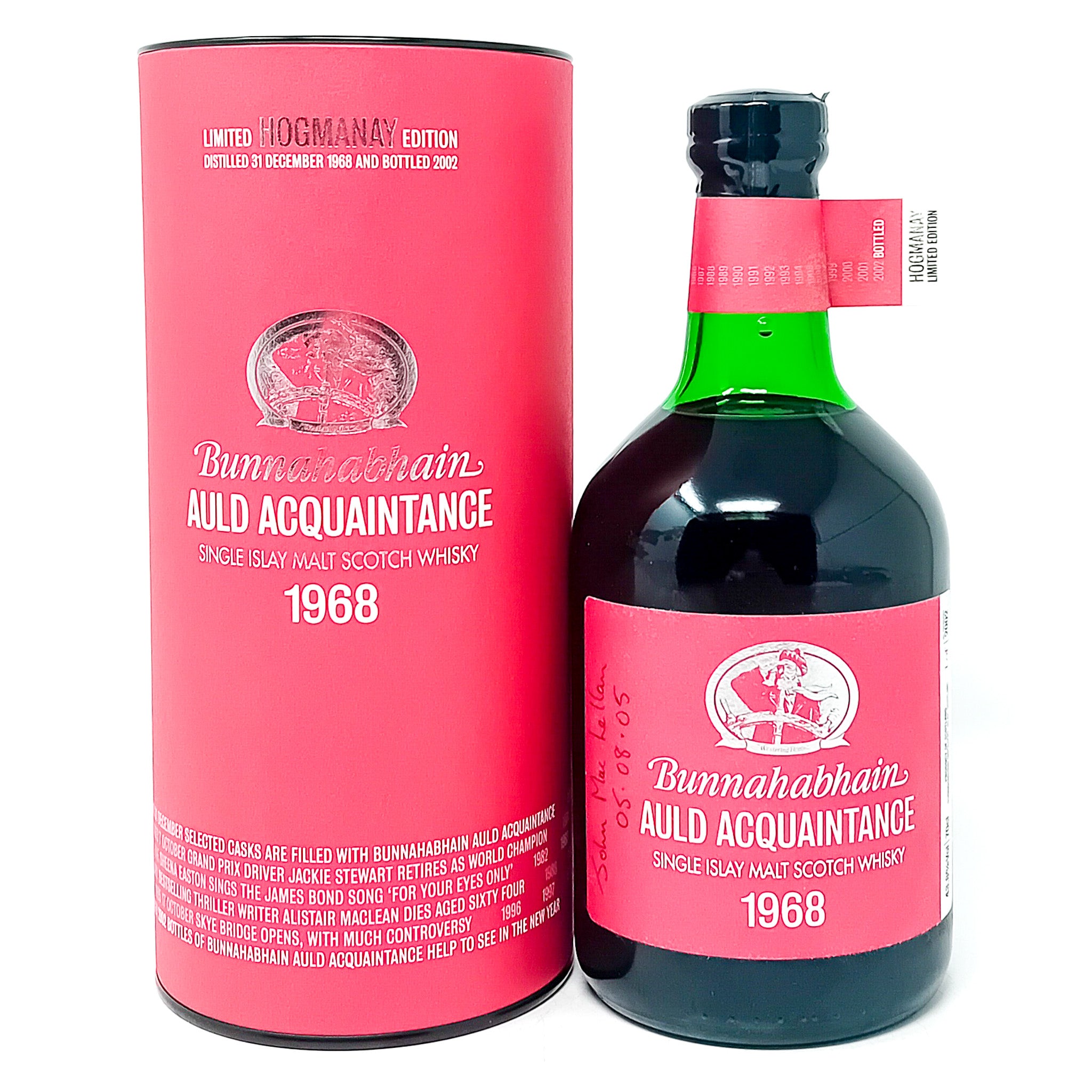 Bunnahabhain 1968 Scotch Whisky - Rare 43.8% ABV, 70cl Gem