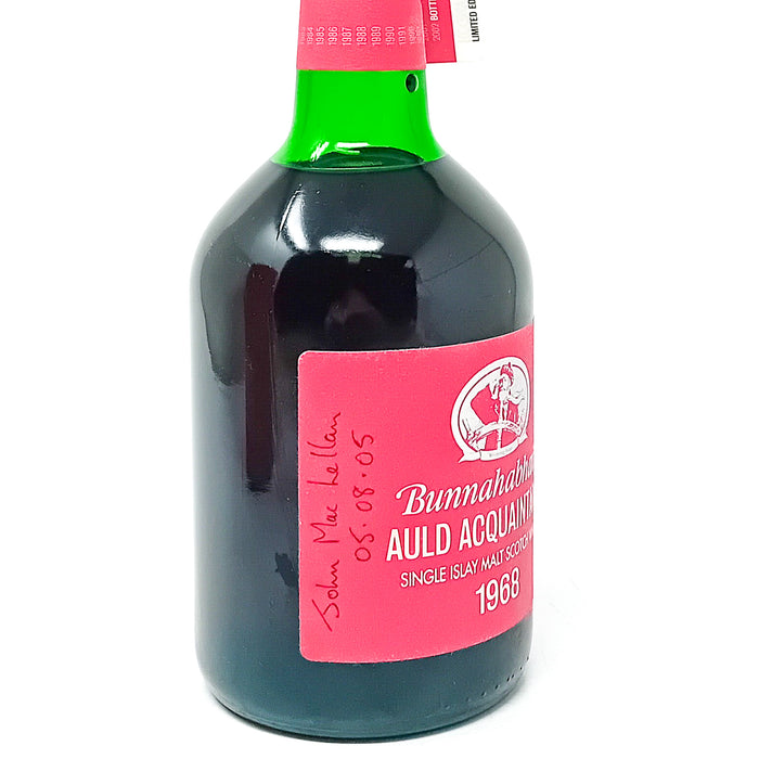 Bunnahabhain 1968 Auld Acquaintance Single Malt Scotch Whisky, 70cl, 43.8% ABV
