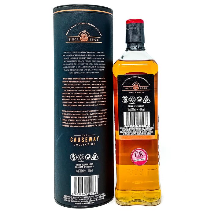 Bushmills 2010 Cognac Cask Causeway Collection Single Malt Irish Whiskey, 70cl, 46% ABV
